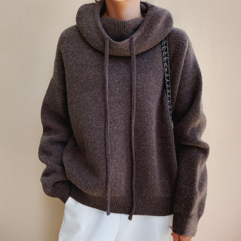 Rachel™ | Jersey de punto oversize con capucha
