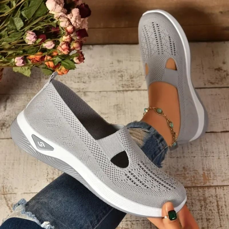 Alyssa™ | Zapatillas transpirables sin cordones con suela acolchada