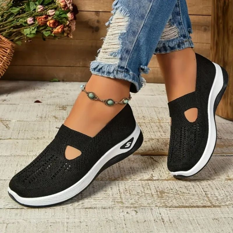 Alyssa™ | Zapatillas transpirables sin cordones con suela acolchada