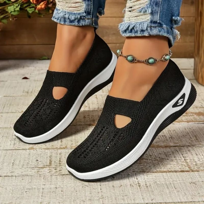 Alyssa™ | Zapatillas transpirables sin cordones con suela acolchada
