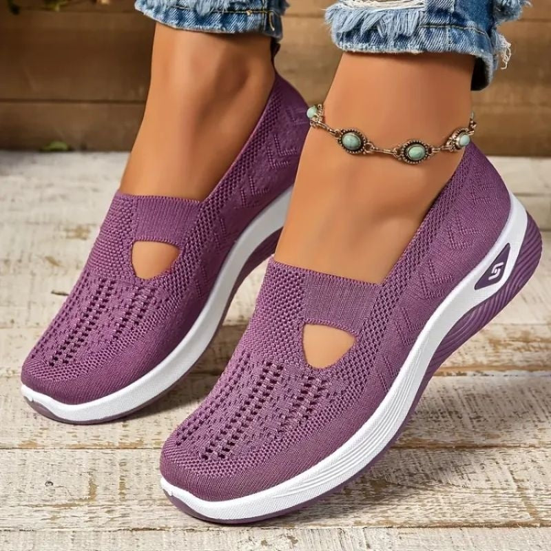 Alyssa™ | Zapatillas transpirables sin cordones con suela acolchada