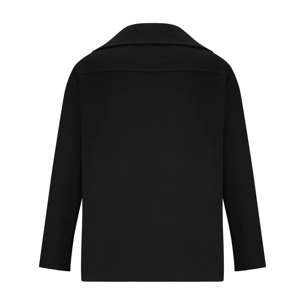 Shane™ | Abrigo de paño cruzado con cuello solapa