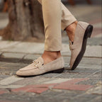 Arthur™ | Mocasines de ante sin cordones con hebilla