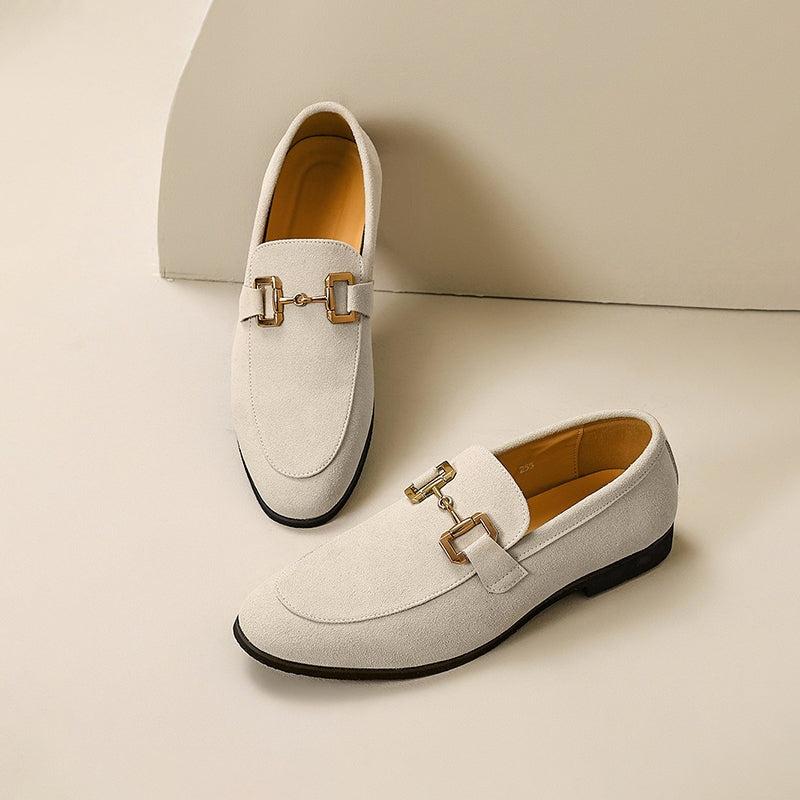 Arthur™ | Mocasines de ante sin cordones con hebilla