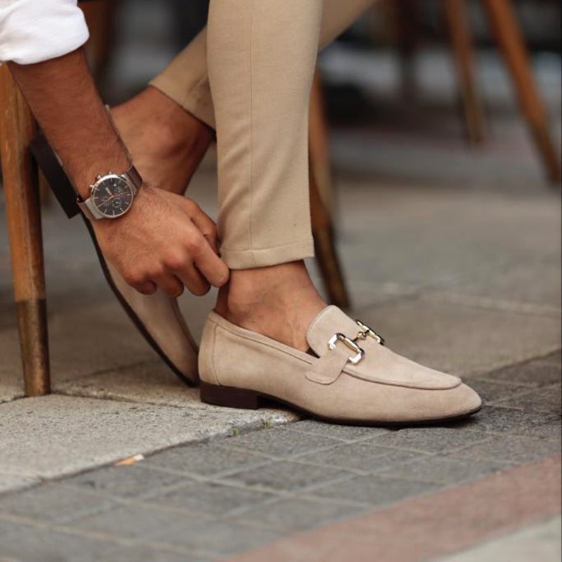 Arthur™ | Mocasines de ante sin cordones con hebilla