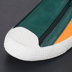Grayson™ | Zapatillas de piel sin cordones con cremallera