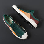 Grayson™ | Zapatillas de piel sin cordones con cremallera