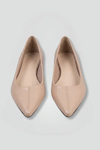 Zoey™ | Bailarinas de piel con punta fina