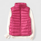 Emily™ | Chaleco acolchado ultraligero sin mangas con cuello alto