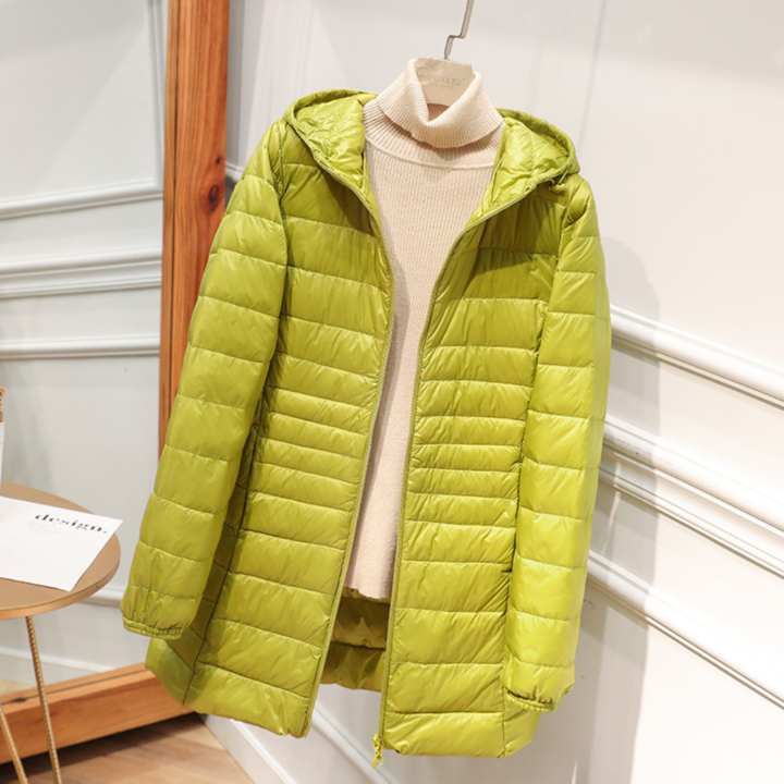 Madeline™ | Chaqueta acolchada ligera plegable con capucha