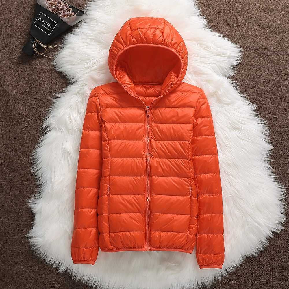 Madeline™ | Chaqueta acolchada ligera plegable con capucha