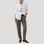 Sarah™ | Blusa elegante de cuello alto con botones