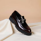 Roland™ | Mocasines de piel con hebilla y suela track