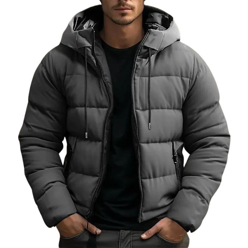 Reid™ | Plumífero acolchado con capucha para hombre