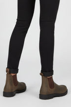 Maya™ | Botas Chelsea de piel con suela gruesa
