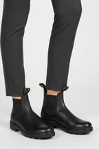 Maya™ | Botas Chelsea de piel con suela gruesa
