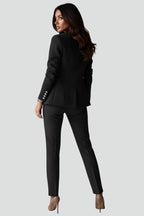 Reagan™ | Traje de blazer cruzado y pantalón ajustado