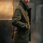 Kevin™ | Chaquetón de paño cruzado con cuello alto