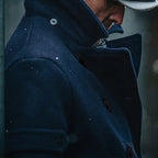 Kevin™ | Chaquetón de paño cruzado con cuello alto