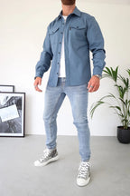 Alexander™ | Sobrecamisa de manga larga con bolsillos en el pecho