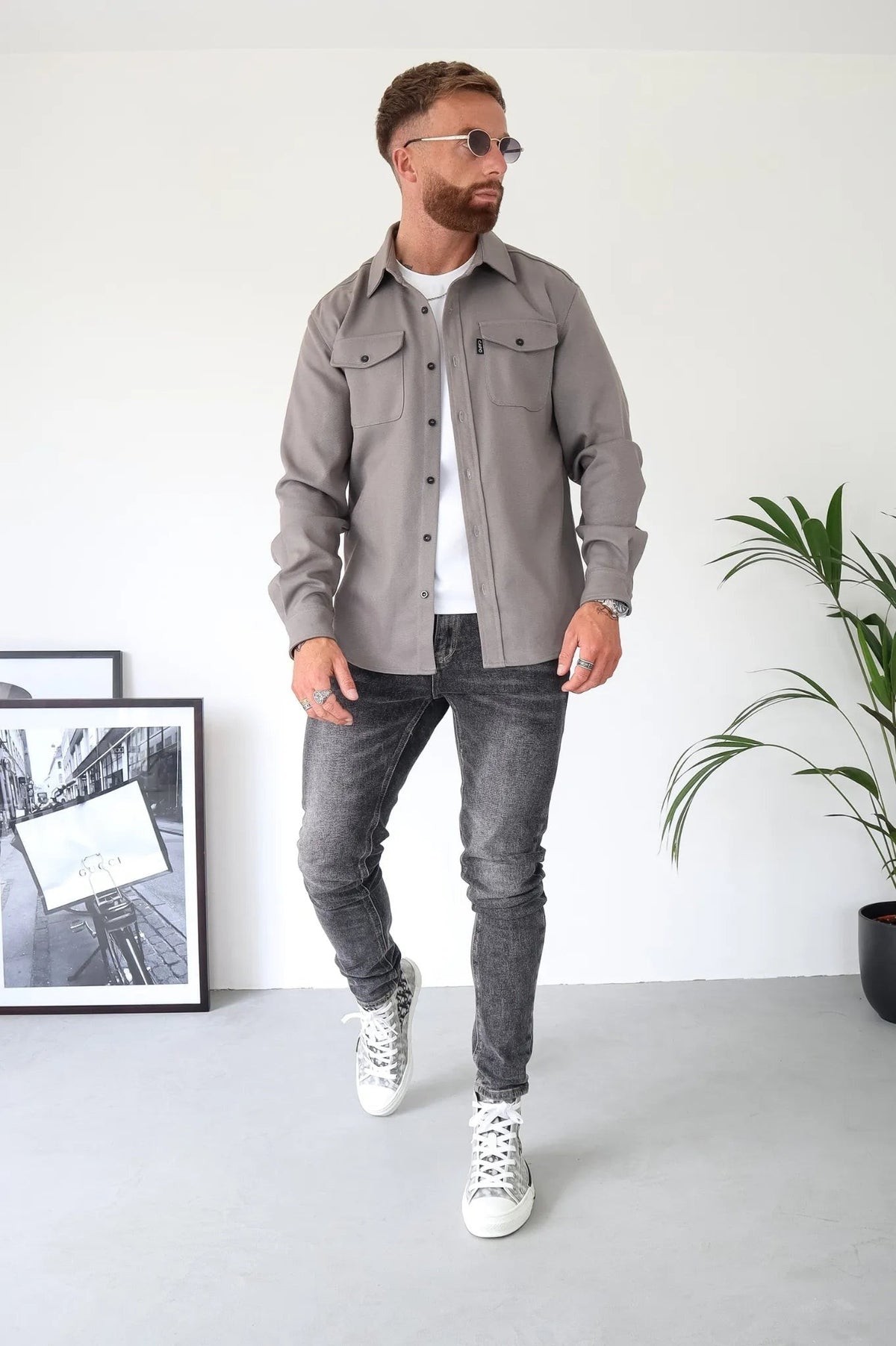 Alexander™ | Sobrecamisa de manga larga con bolsillos en el pecho