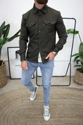 Alexander™ | Sobrecamisa de manga larga con bolsillos en el pecho