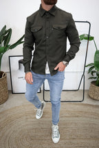 Alexander™ | Sobrecamisa de manga larga con bolsillos en el pecho