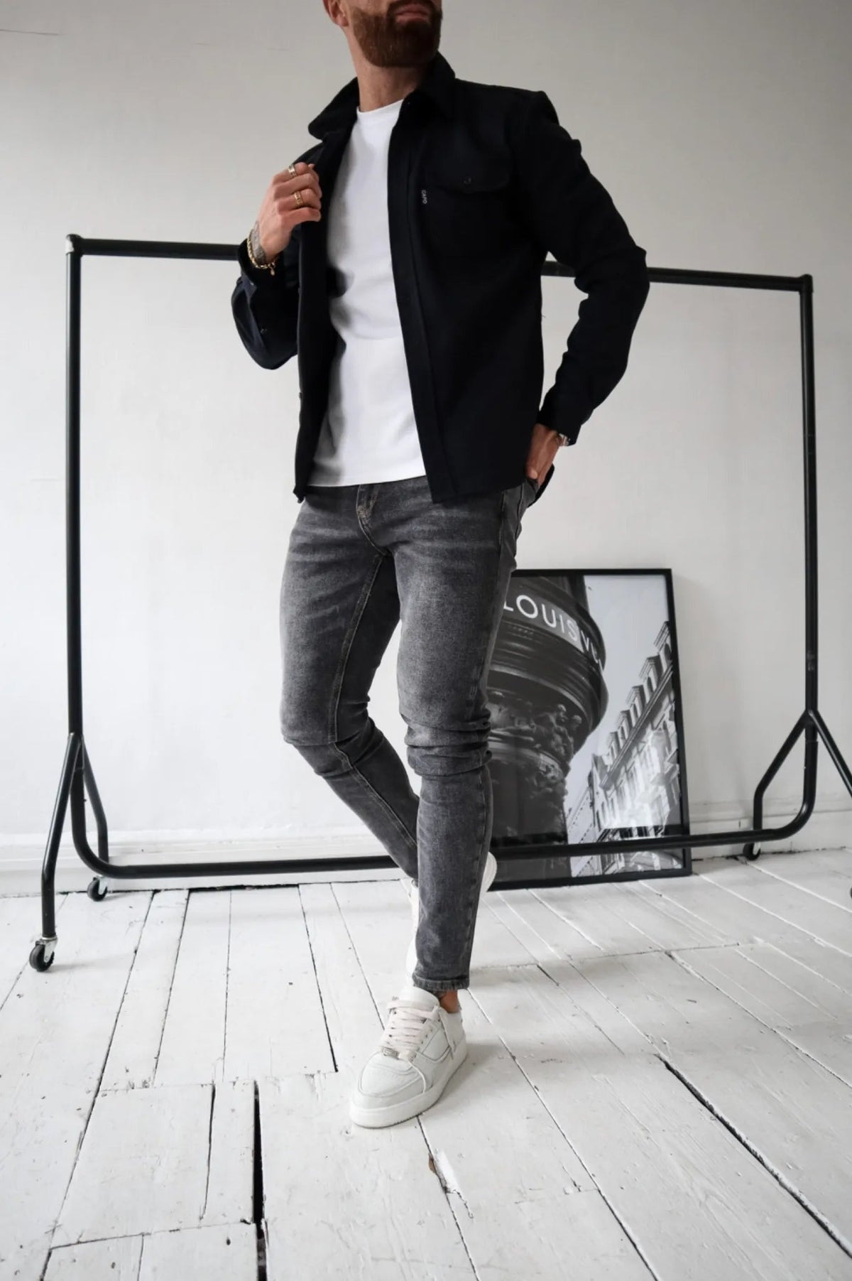 Alexander™ | Sobrecamisa de manga larga con bolsillos en el pecho