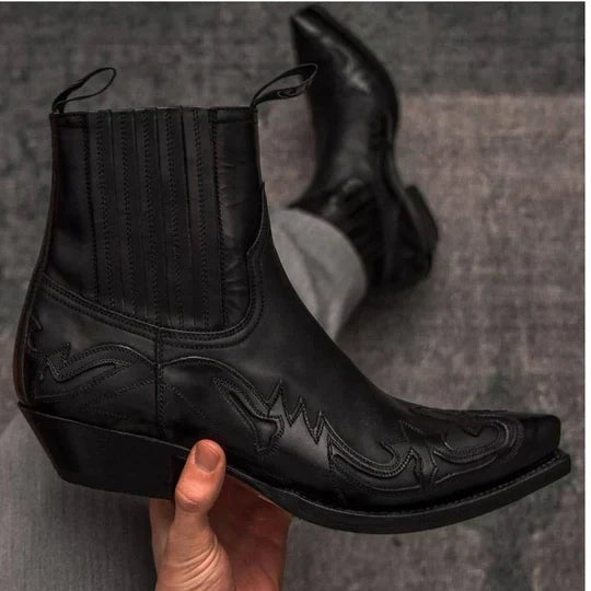 David™ | Botines camperos de piel estilo western