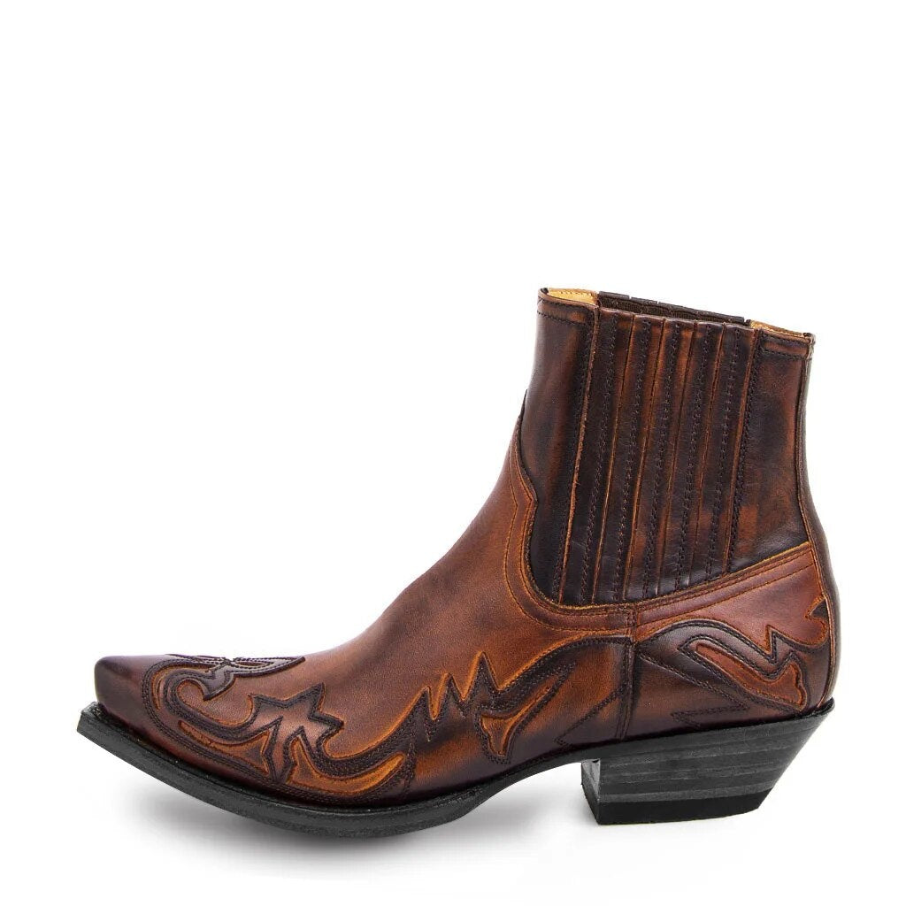 David™ | Botines camperos de piel estilo western
