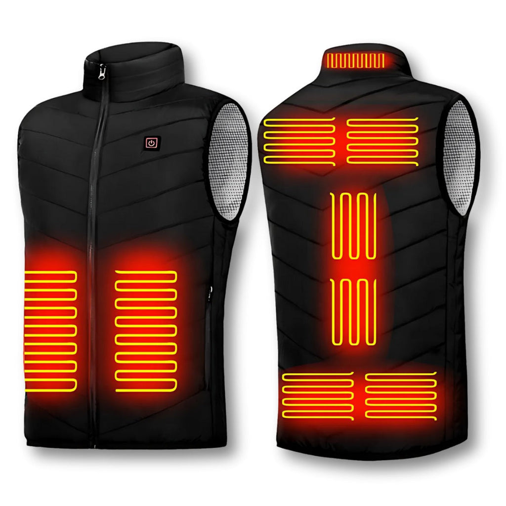 Cameron™ | Chaleco calefactable acolchado con cuello alto