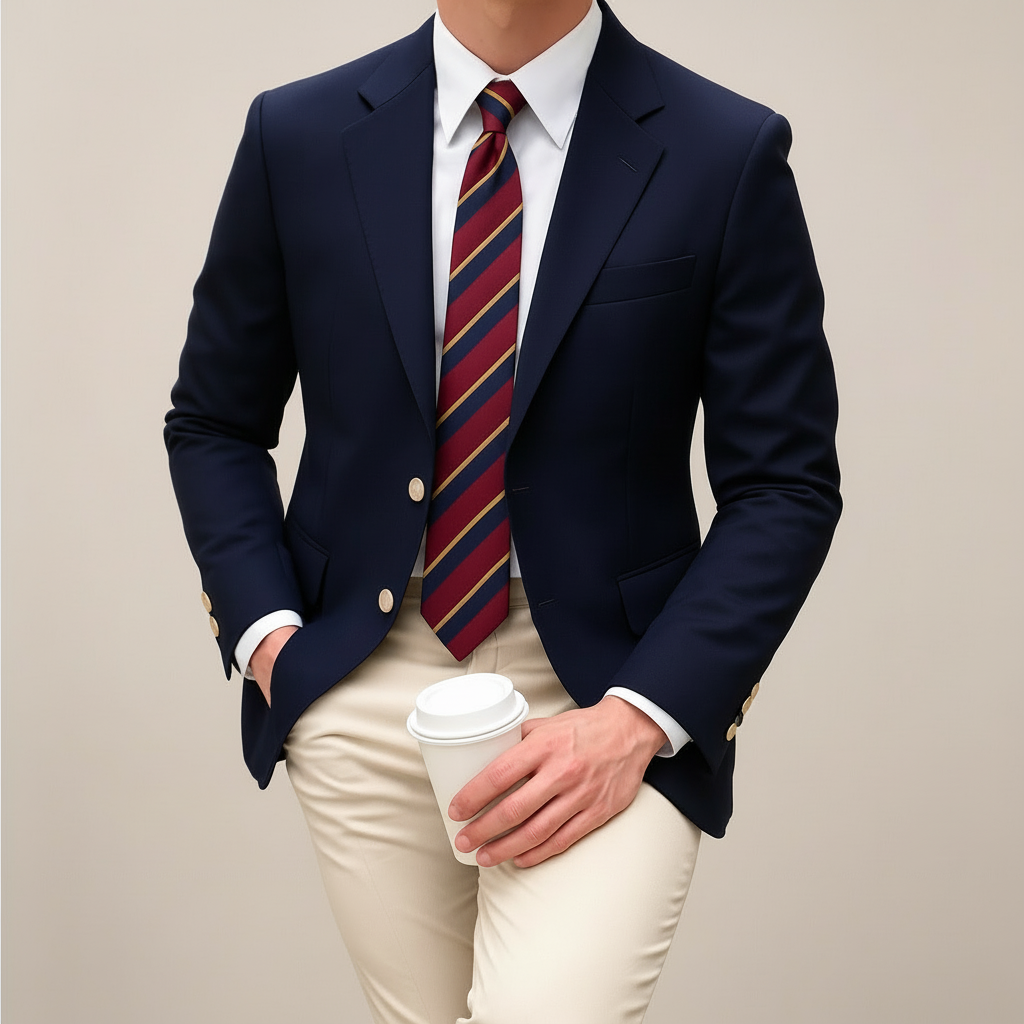 Daniel™ | Americana de solapa con botones metálicos