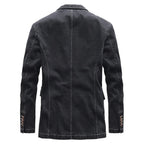 Reid™ | Chaqueta vaquera estilo blazer con cuello solapa