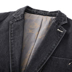 Reid™ | Chaqueta vaquera estilo blazer con cuello solapa