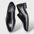 Victor™ | Mocasines de piel con puntera afilada