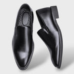 Victor™ | Mocasines de piel con puntera afilada