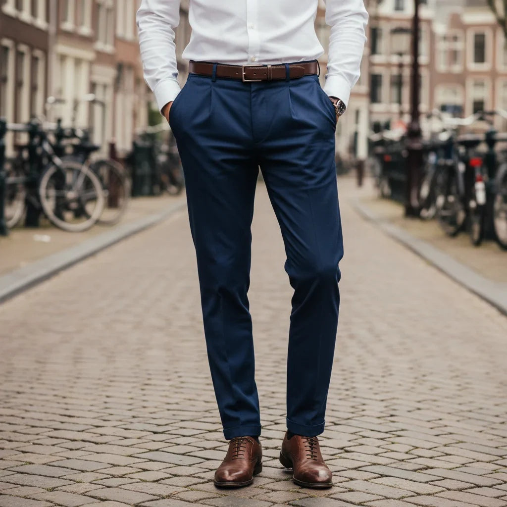 Robert™ | Pantalón de vestir slim con pinzas