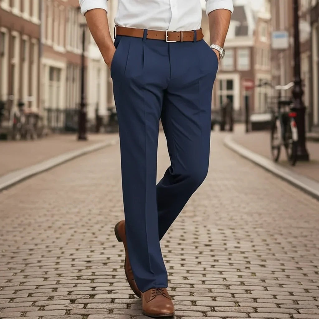 Robert™ | Pantalón de vestir slim con pinzas