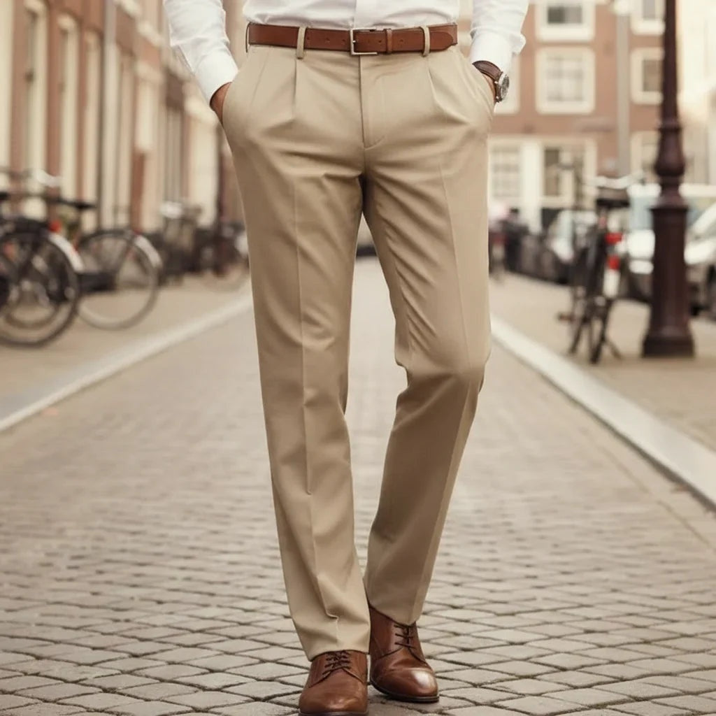 Robert™ | Pantalón de vestir slim con pinzas