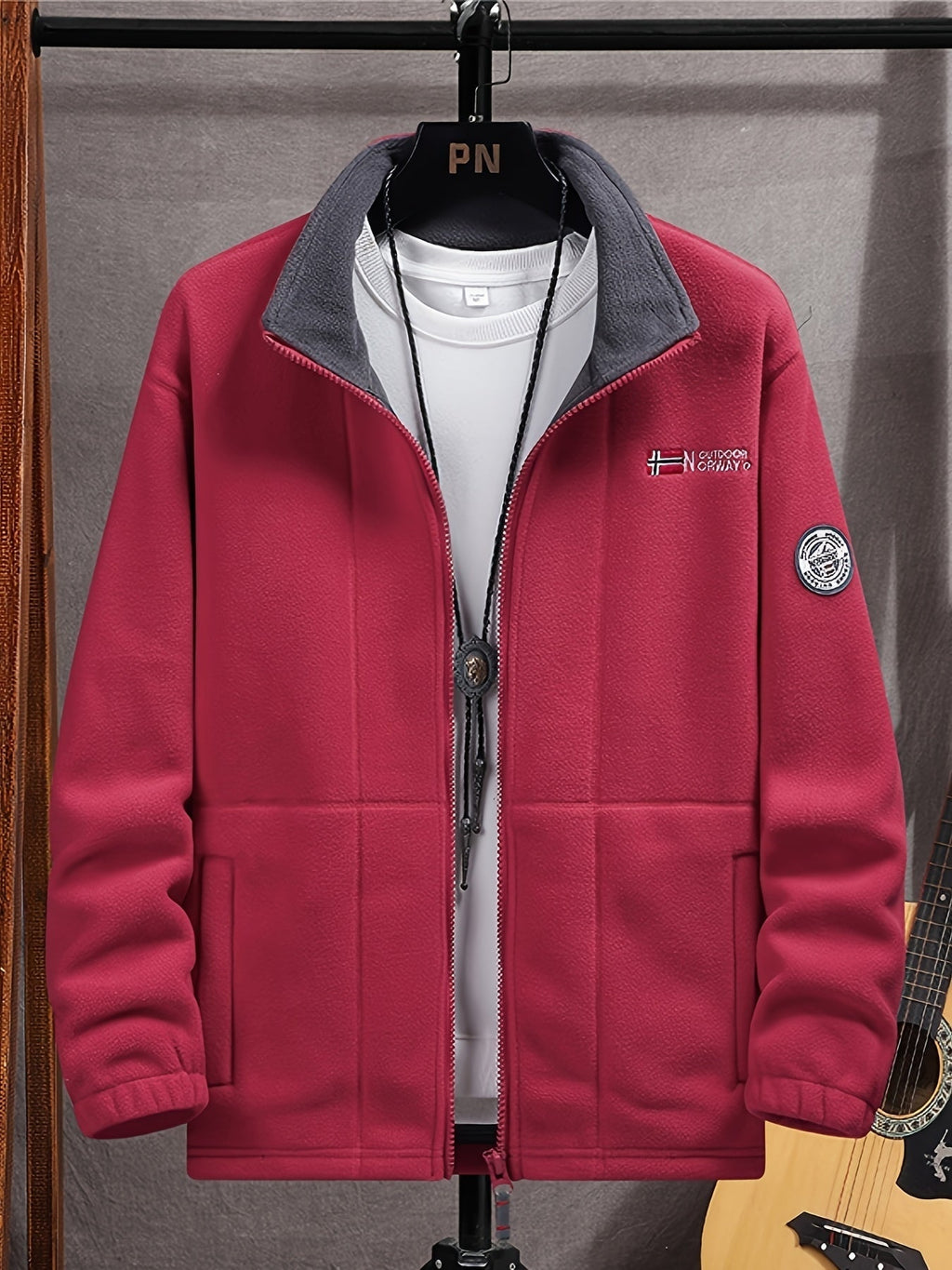 James™ | Chaqueta polar de cuello alto con cremallera