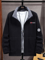 James™ | Chaqueta polar de cuello alto con cremallera