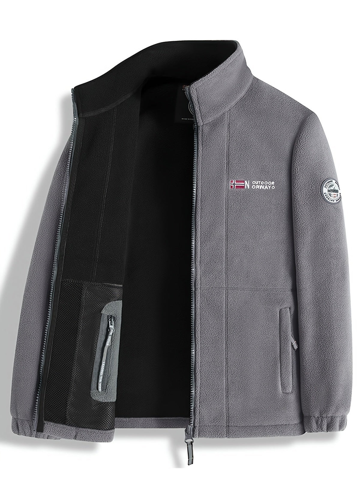 James™ | Chaqueta polar de cuello alto con cremallera