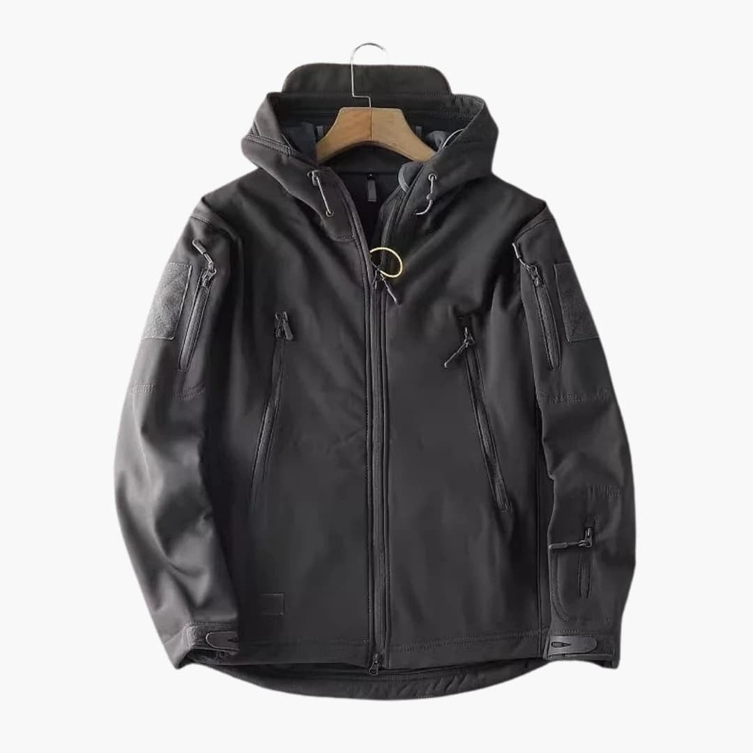 Bradley™ | Chaqueta softshell táctica con capucha y bolsillos