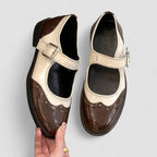 Nadia™ | Zapatos Mary Jane de charol con detalle brogue