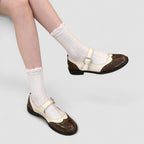 Nadia™ | Zapatos Mary Jane de charol con detalle brogue