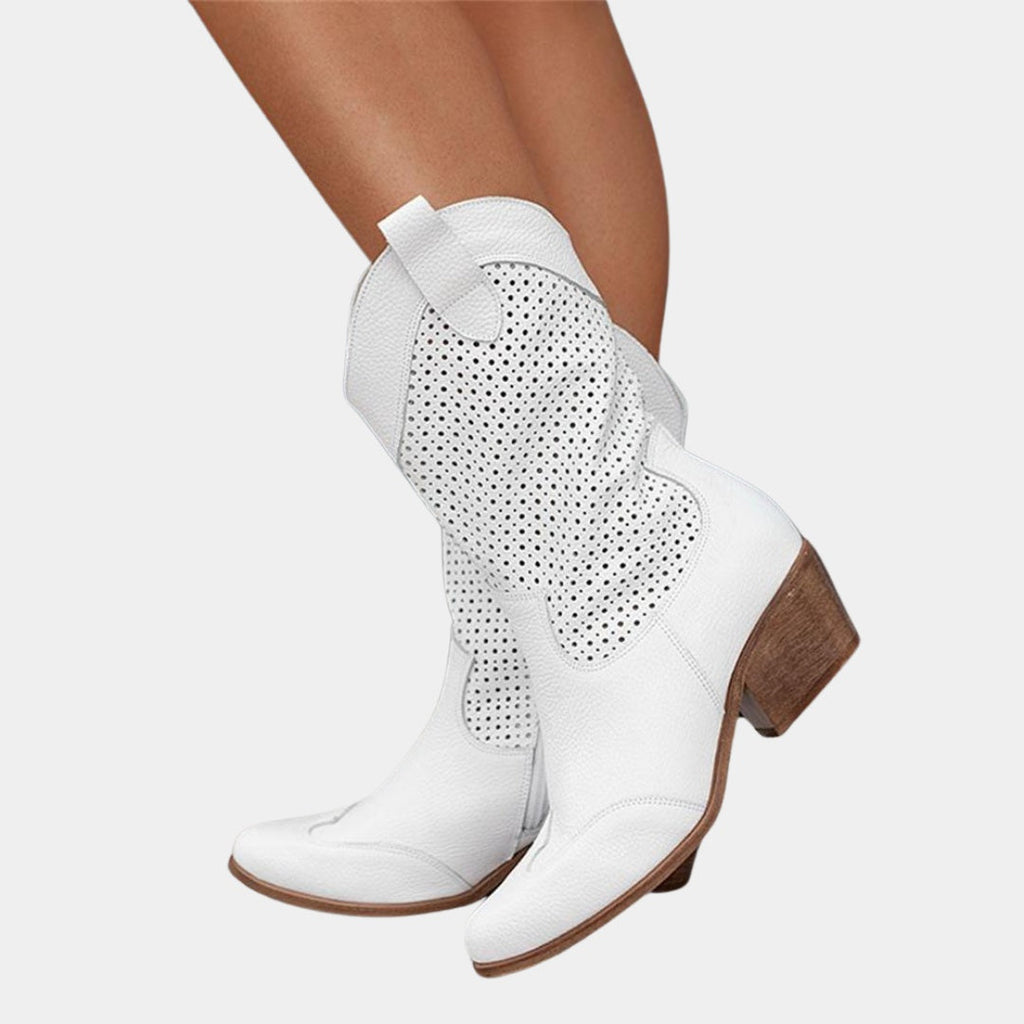 Josephine™ | Botas camperas caladas con tacón de bloque