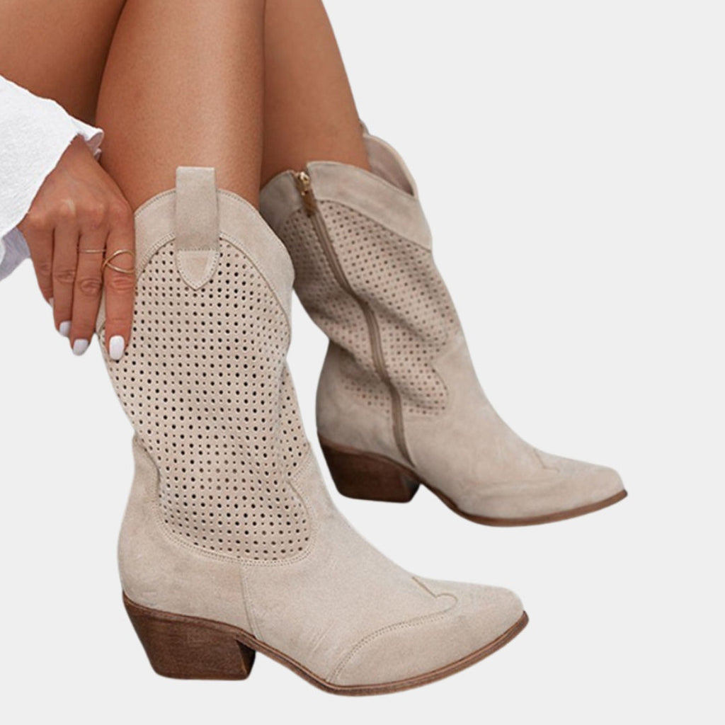 Josephine™ | Botas camperas caladas con tacón de bloque