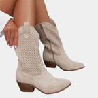 Josephine™ | Botas camperas caladas con tacón de bloque