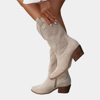 Josephine™ | Botas camperas caladas con tacón de bloque