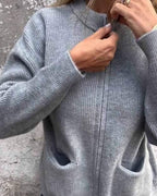 Amelia™ | Chaqueta de punto con cremallera y bolsillos delanteros